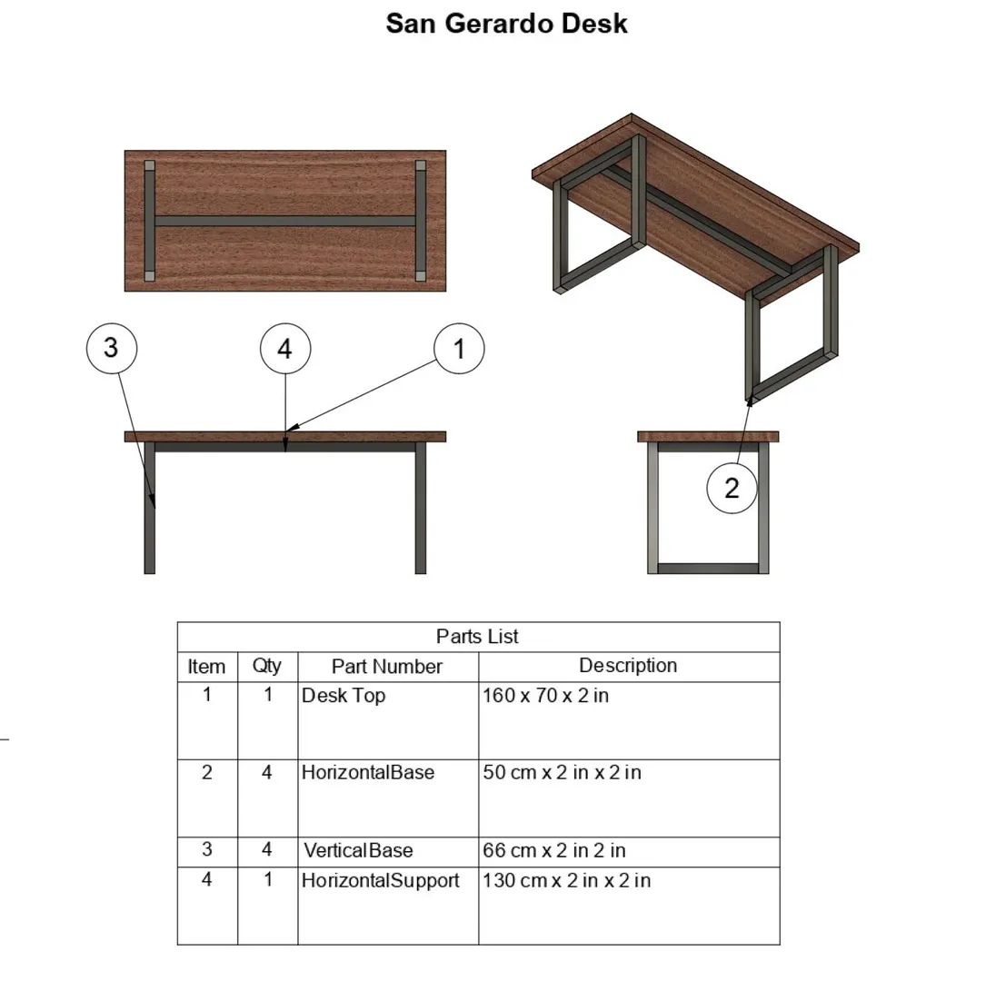 Desk Plans